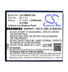 PHICOMM i813 Dual SIM / BL-F12 2300 mAh Li-ion 3.7 V (Cameron Sino)