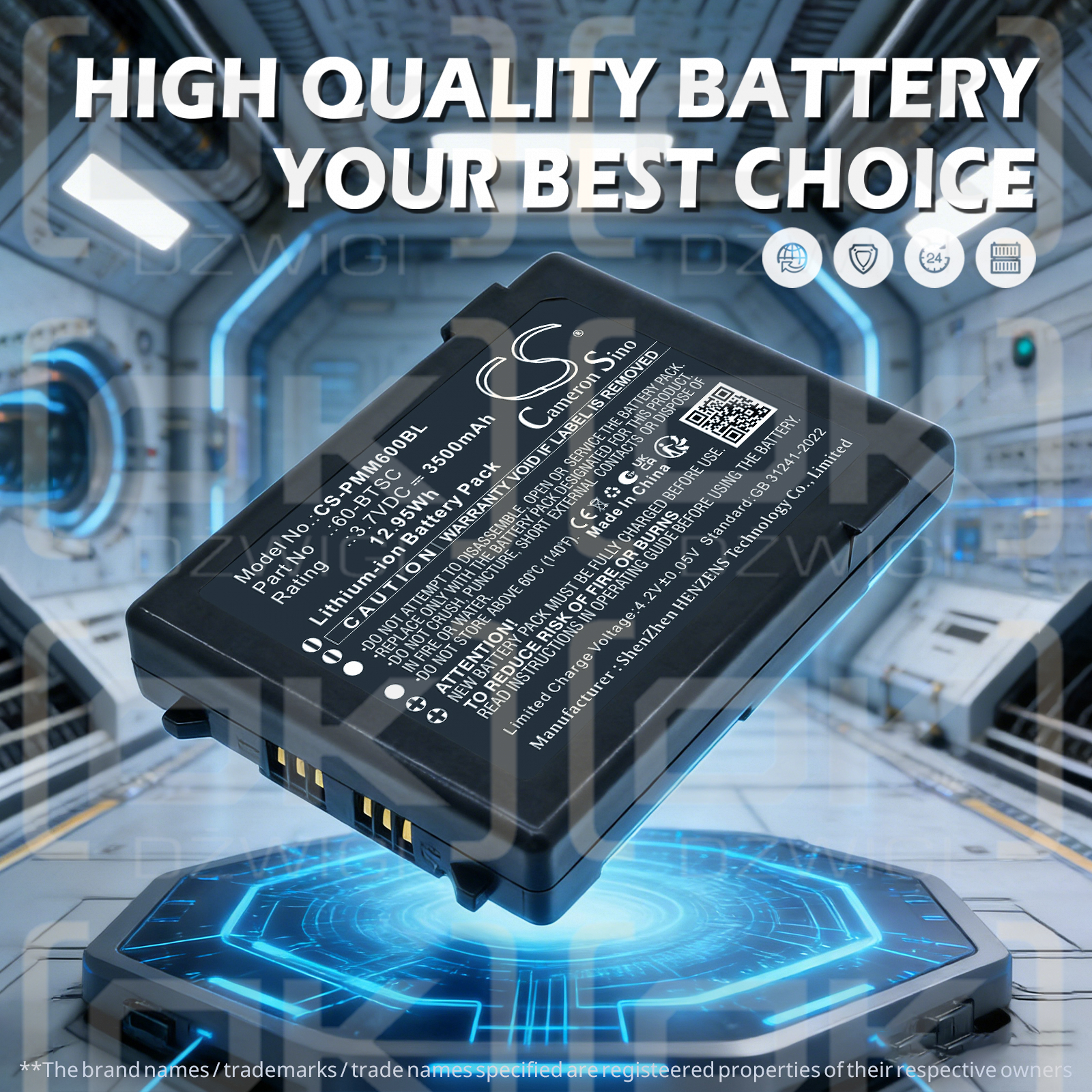 Point Mobile PM60 / 60-BTSC 3500 mAh Li-ion 3,7 V (Cameron Sino)