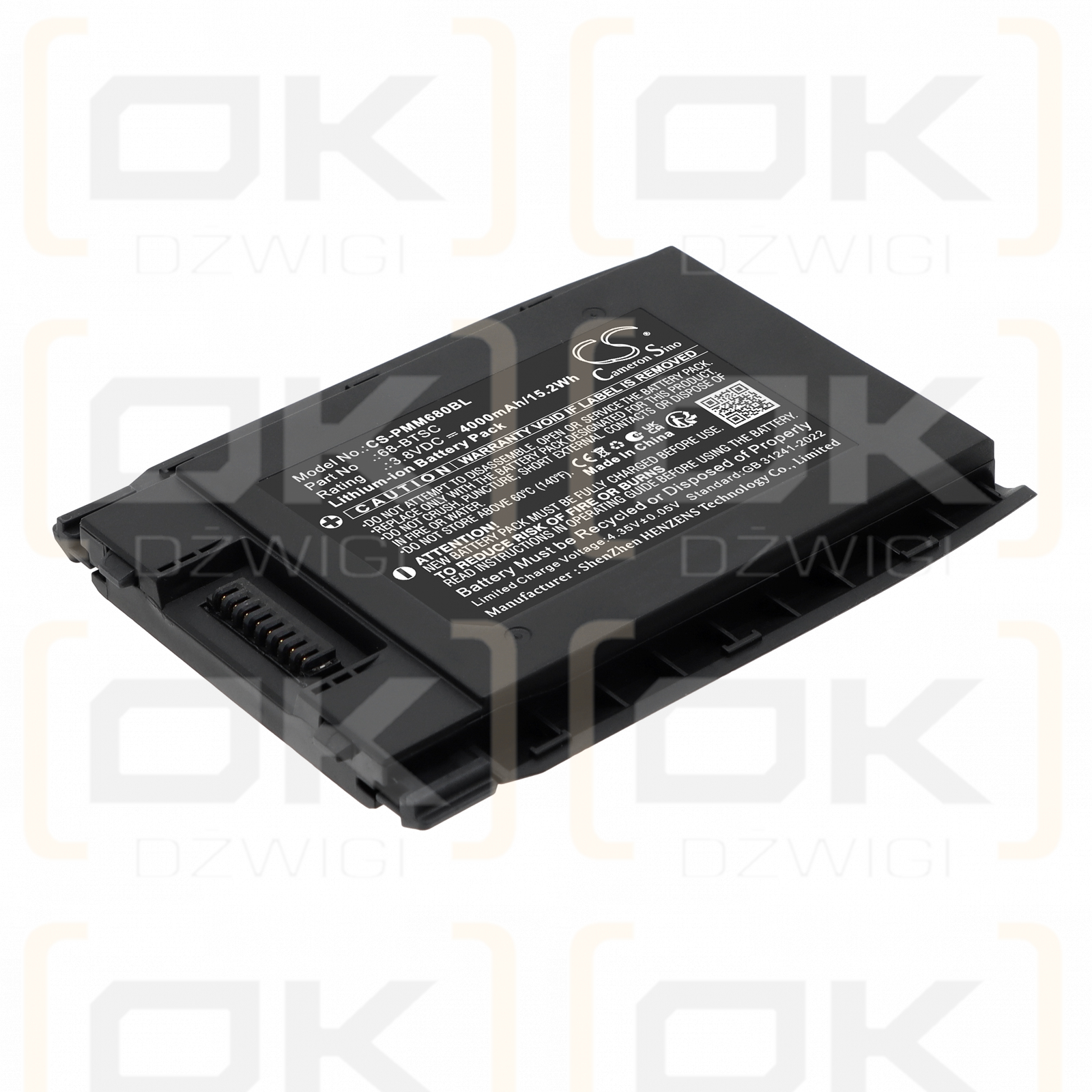 Bateria zamienna do Point Mobile PM86 / 68-BTSC 4000 mAh Li-ion 3.8 V (Cameron Sino)