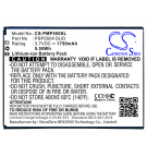 Prestigio MultiPhone 5504 DUO / PSP5504 DUO 1750 mAh Li-ion 3.7 V (Cameron Sino)