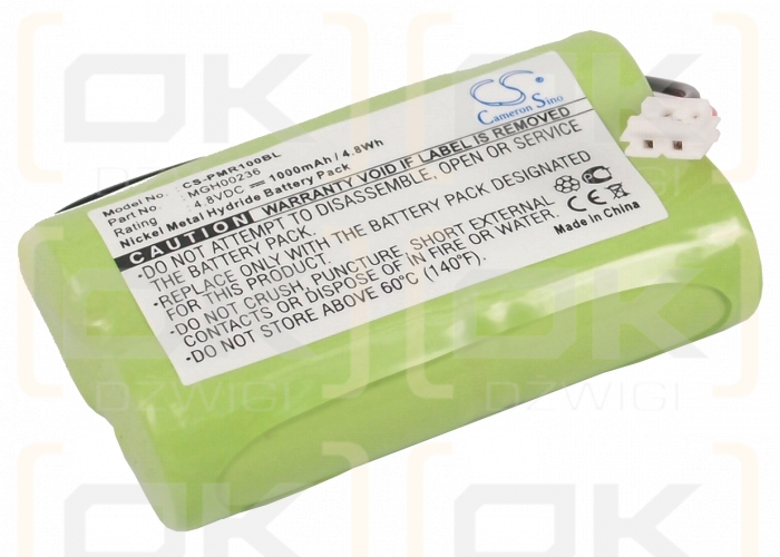 TOPCARD PMR100 / MGH00236 1000 mAh Ni-MH 4,8 V (Cameron Sino)