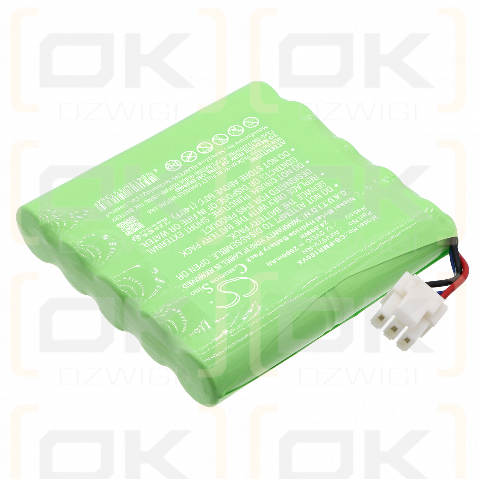 Panasonic Rollan MC-RM10 / AVV97V-RN 2000 mAh Ni-MH 12,0 V (Cameron Sino)