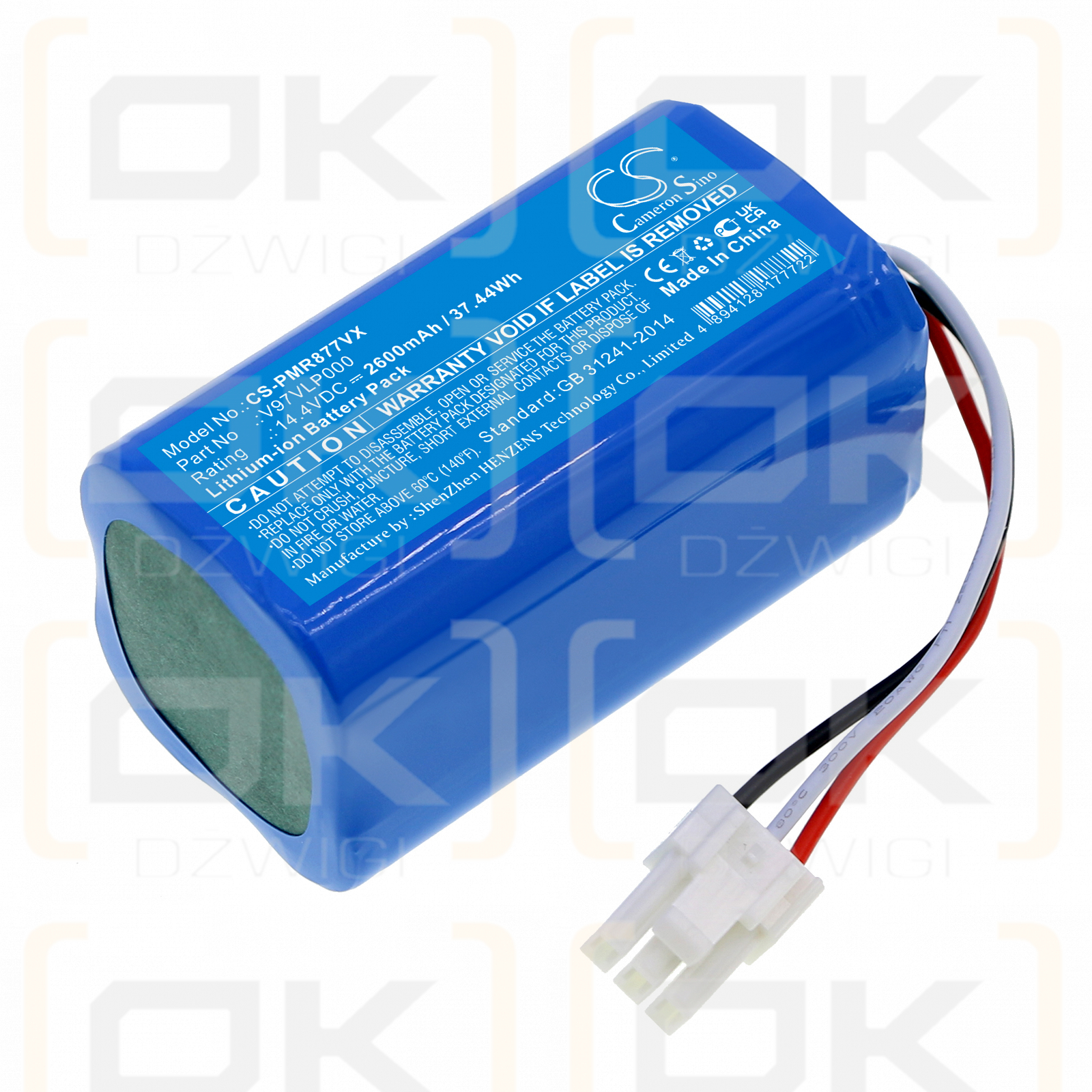 Panasonic 8R76D / V97VLP000 2600mAh Li-ion 14.4V (Cameron Sino)