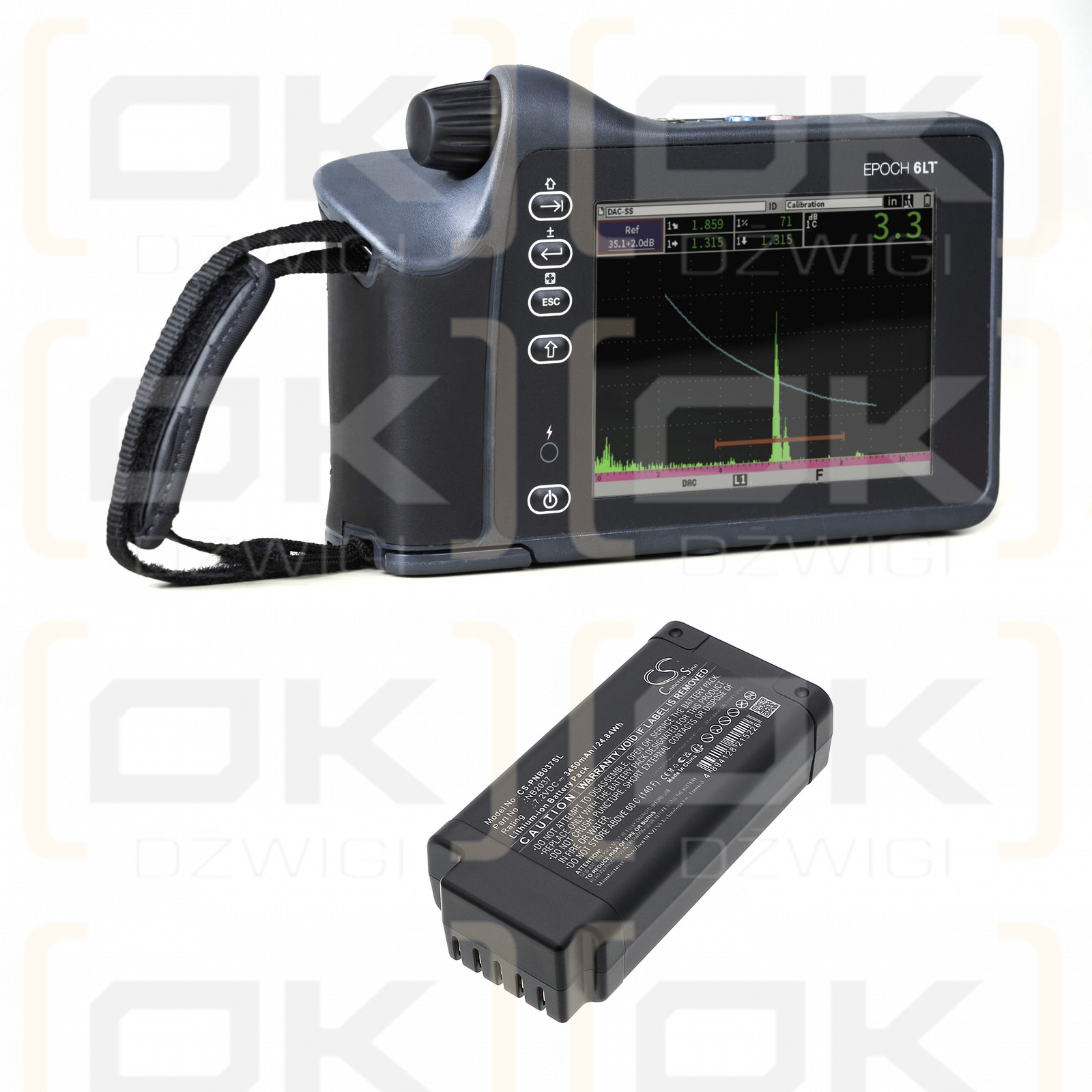 Olympus EPOCH 6LT / 003-003988-01 3450mAh Li-ion 7.2V (Cameron Sino)
