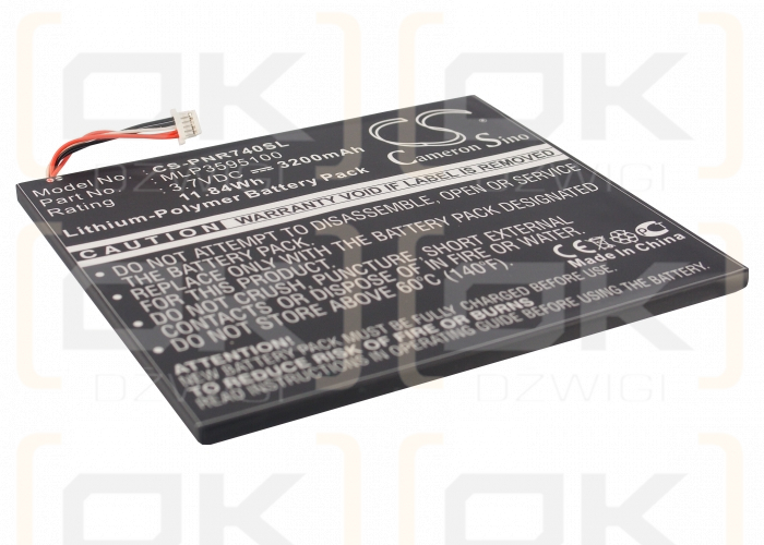 Pandigital R7T40WWHFI / MLP3595100 3200mAh Li-Polímero 3.7V (Cameron Sino)