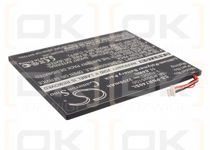 Pandigital R7T40WWHFI / MLP3595100 3200mAh Li-Polímero 3.7V (Cameron Sino)