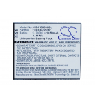 POSH X500a / 1ICP38/55/67 1650 mAh Li-ion 3.7 V (Cameron Sino)