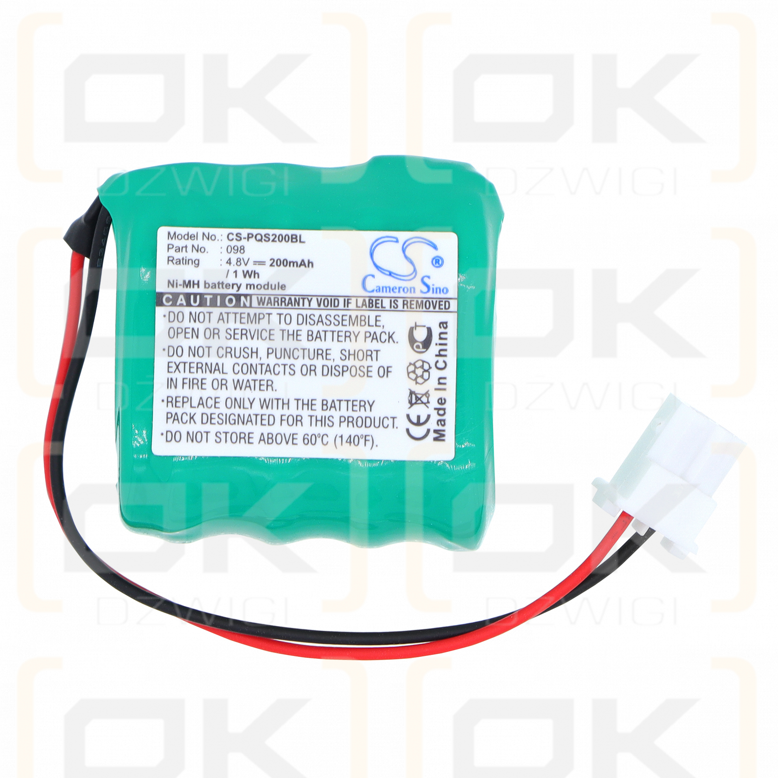 PSC Quick Check 200/098 200 mAh Ni-MH 4,8 V (Cameron Sino)