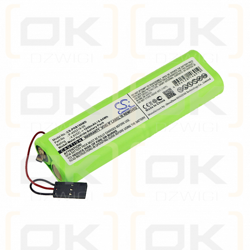 Puritan Bennett PB700 / P-495219-00 1800mAh Ni-MH 4.8V (Cameron Sino)