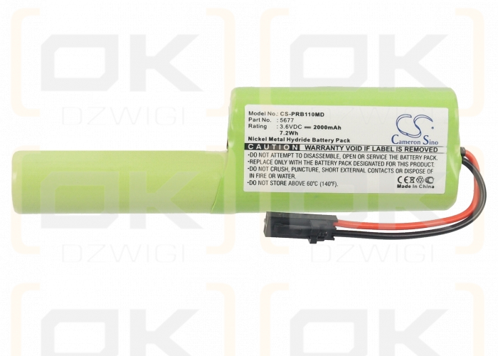 Puritan Bennett PB 100/5677 2000mAh Ni-MH 3,6V (Cameron Sino)