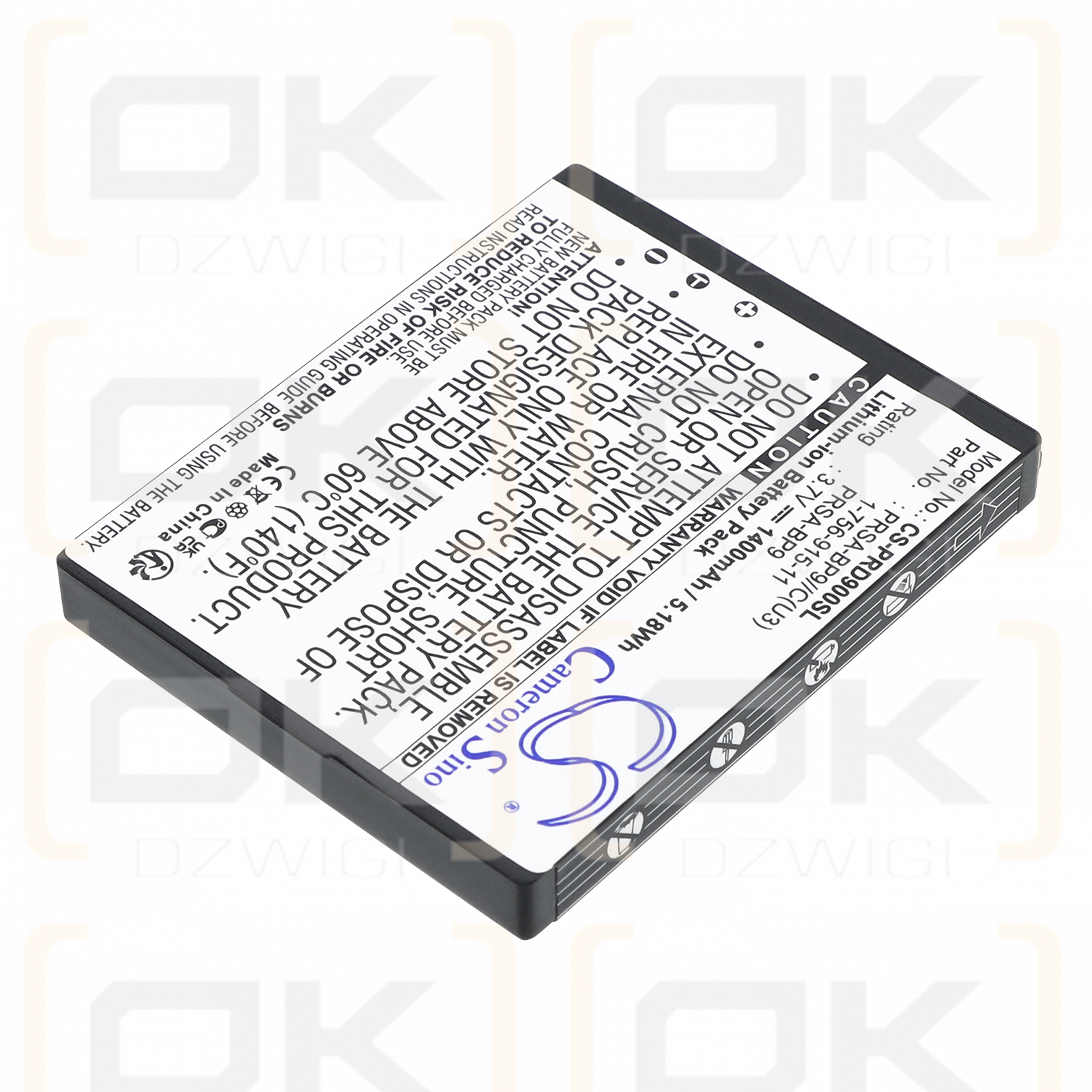 Sony Ready Daily Edition / 1-756-915-11 1400 mAh Li-Ion 3,7 V (Cameron Sino)