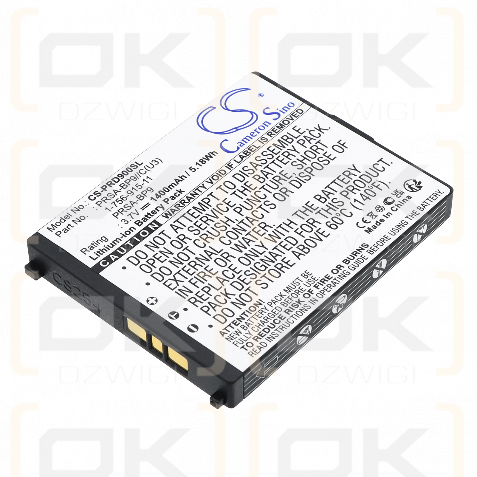 Sony Ready Daily Edition / 1-756-915-11 1400 mAh Li-Ion 3,7 V (Cameron Sino)
