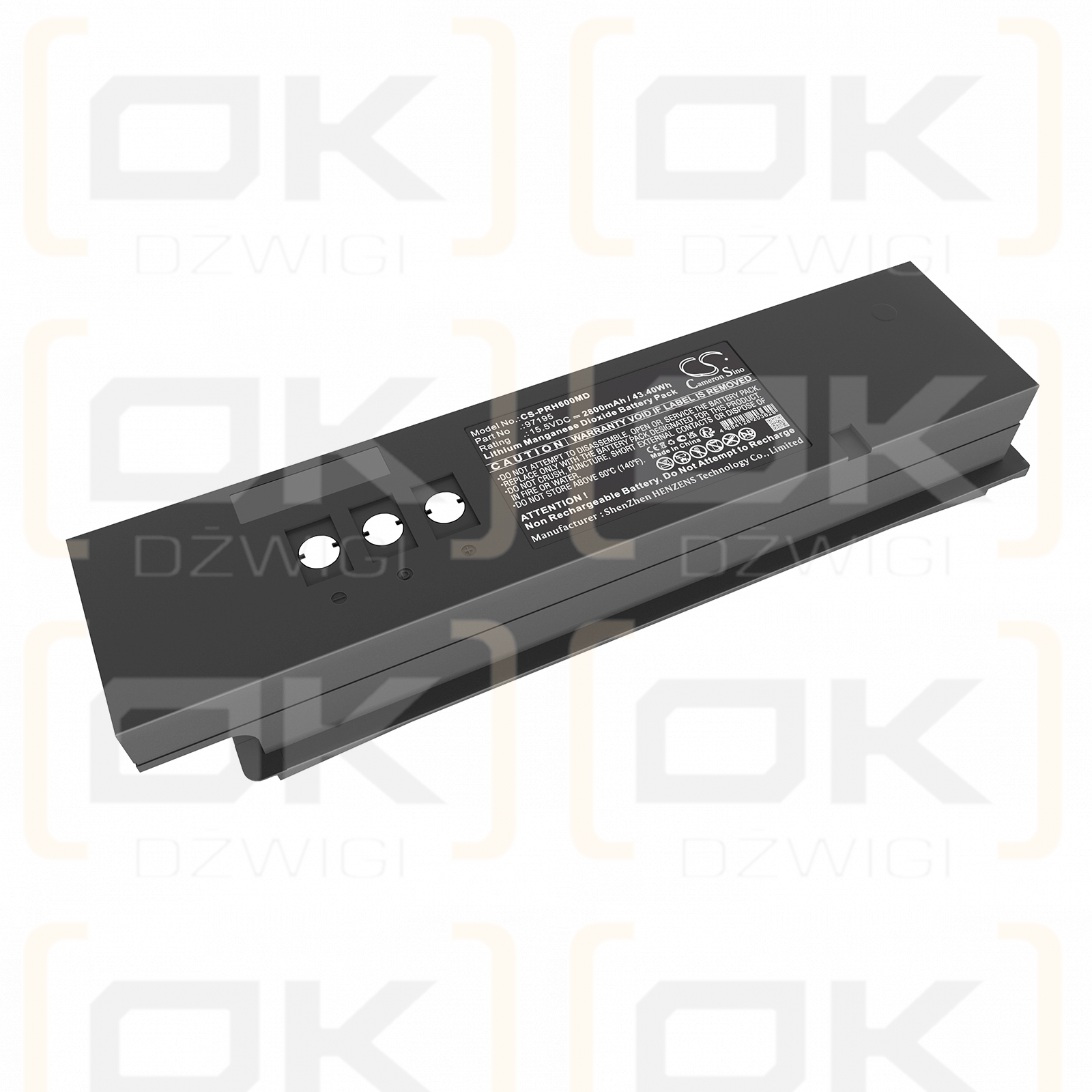 Primedic Type M250 / 97195 2800mAh Li-MnO2 15.5V (Cameron Sino)