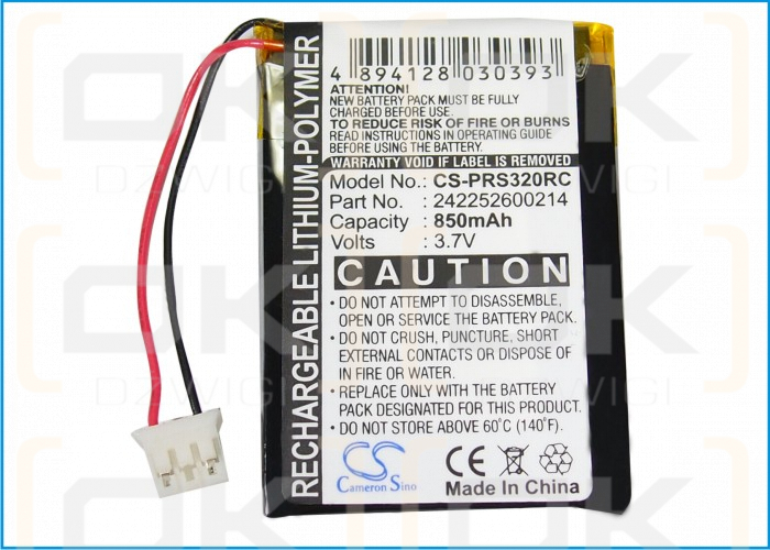 Philips SRT932010 / 242252600214 850mAh Li-Polímero 3.7V (Cameron Sino)