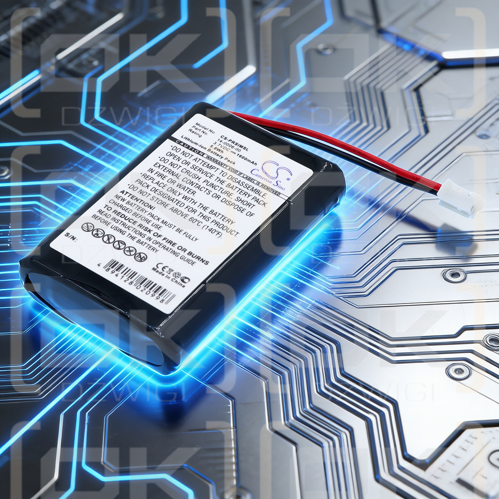 Palm Visor Prism / 14-0006-00 1600 mAh Li-ion 3.7 V (Cameron Sino)