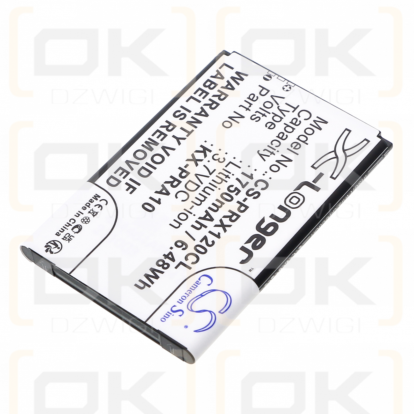 Panasonic KX-PRX150GW / KX-PRA10 1750 мАч литий-ионный 3,7 В (Cameron Sino)