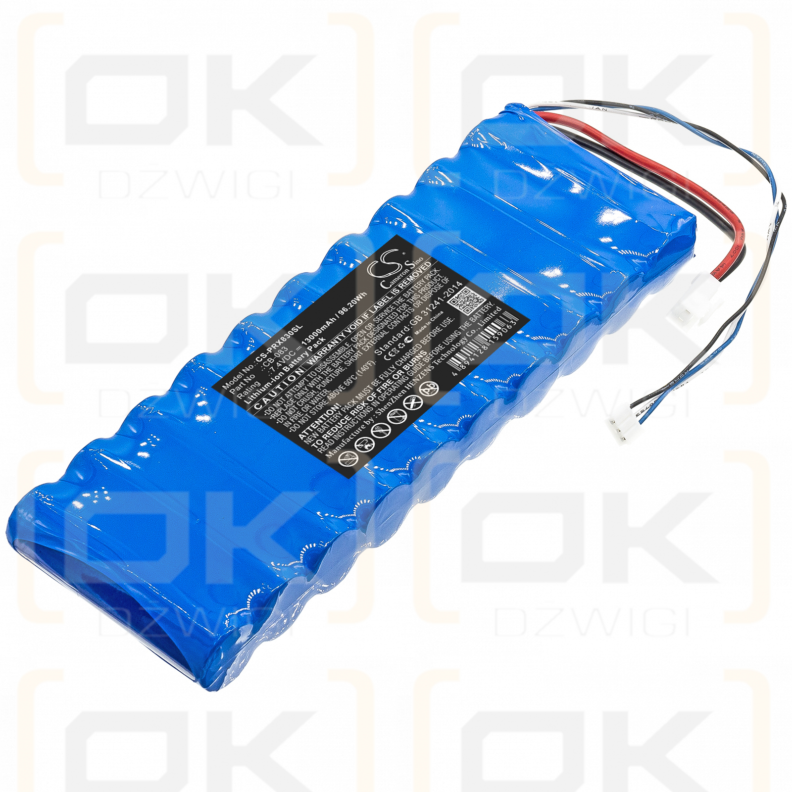 Promax HD Ranger / CB-083 13000mAh Li-ion 7.4V (Cameron Sino)