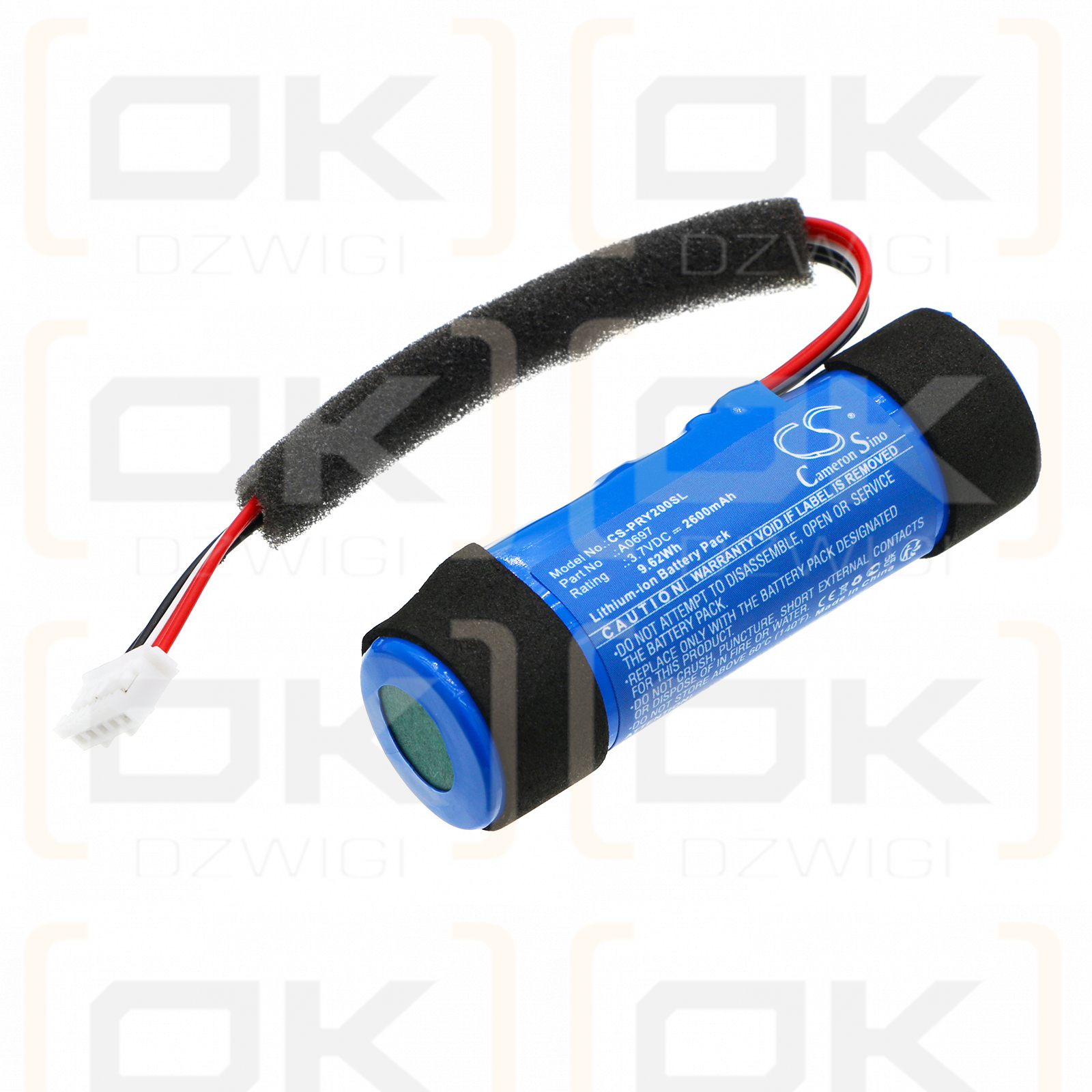 Poly SY20 USB-A / A0697 2600mAh Li-ion 3.7V (Cameron Sino)