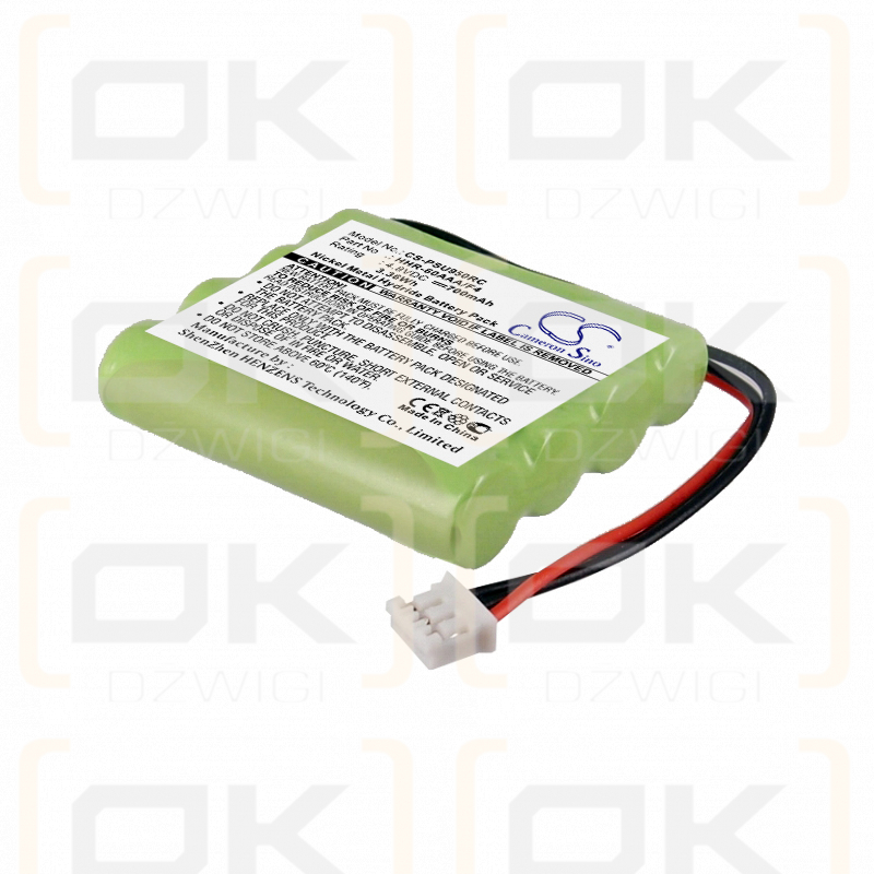 Philips TSU3500117 / 2422-526-00148 700mAh Ni-MH 4.8V (Cameron Sino)