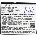 Pantech Vybe / PBR-47B 940 mAh Li-Ionen 3,7 V (Cameron Sino)