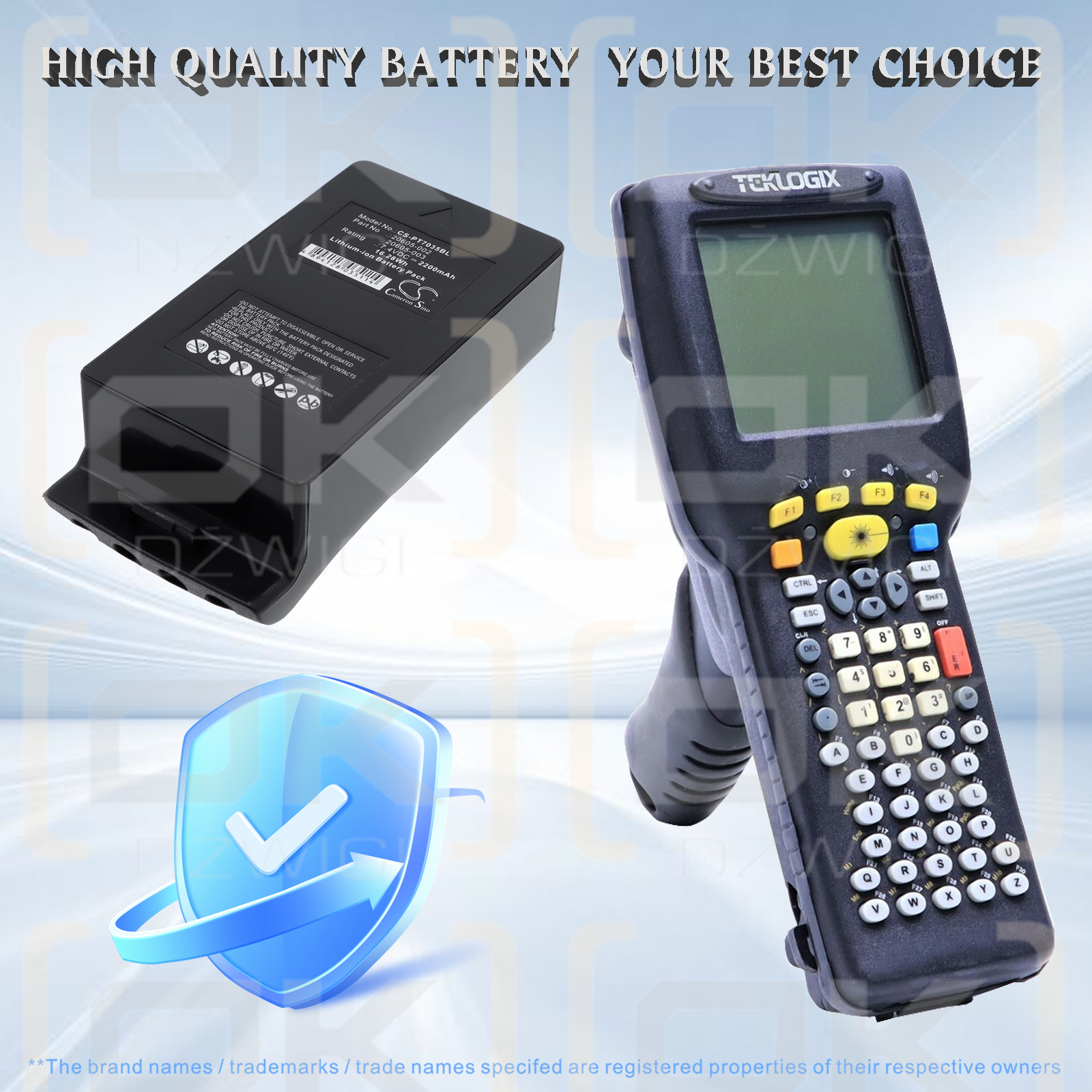 Psion Teklogix 7035if / 20605-003 2200 mAh Li-Ion 7,4 V (Cameron Sino)