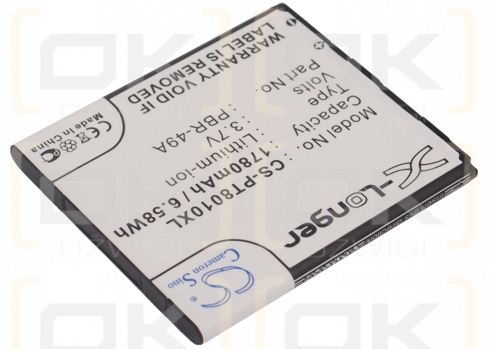 Bateria zamienna do Pantech P8010 / PBR-49A 1780 mAh Li-ion 3.7 V (Cameron Sino)