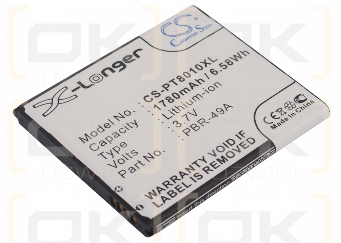 Bateria zamienna do Pantech P8010 / PBR-49A 1780 mAh Li-ion 3.7 V (Cameron Sino)