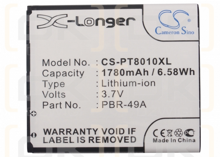 Bateria zamienna do Pantech P8010 / PBR-49A 1780 mAh Li-ion 3.7 V (Cameron Sino)