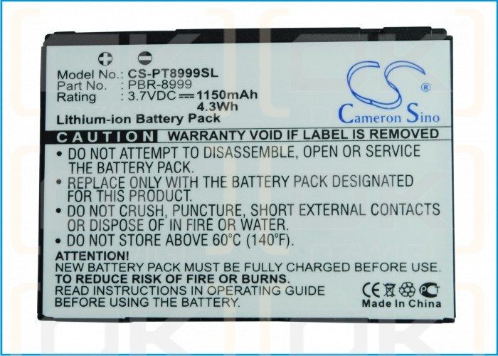 Verizon CDM-8999 Crux / PBR-8999 1150 mAh Li-ion 3.7 V (Cameron Sino)