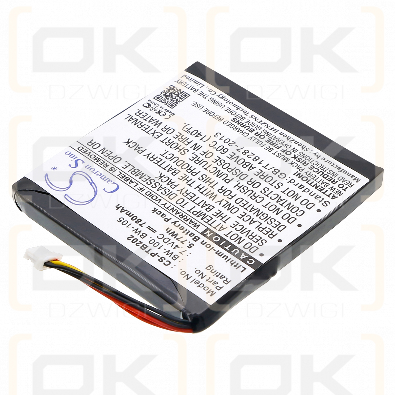 Brother MW-145BT / BW-100 780 mAh Li-Ion 7,4 V (Cameron Sino)