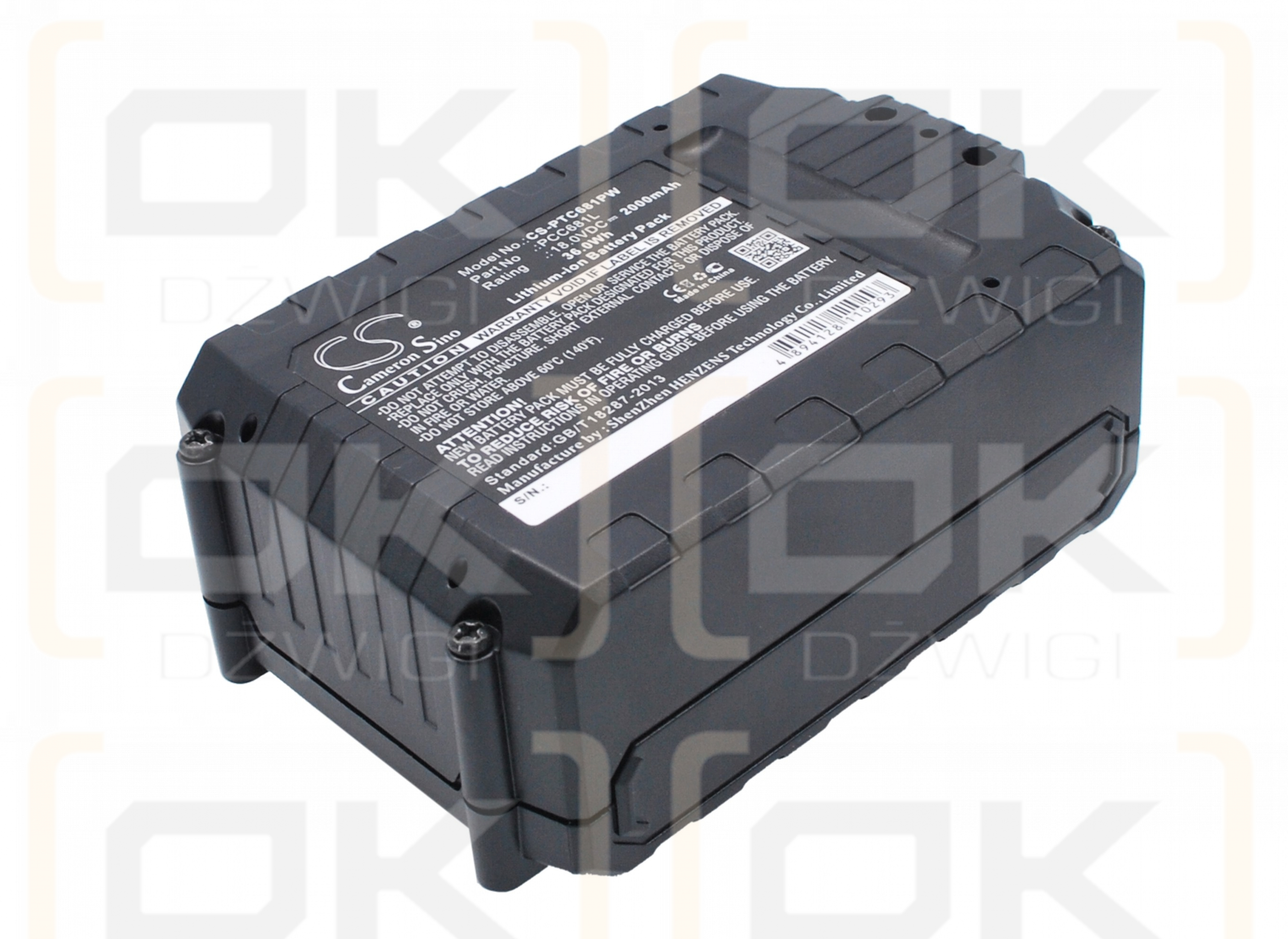 Black & Decker STC1815 Typ 1 / LB20 2000 mAh Li-Ion 18,0 V (Cameron Sino)