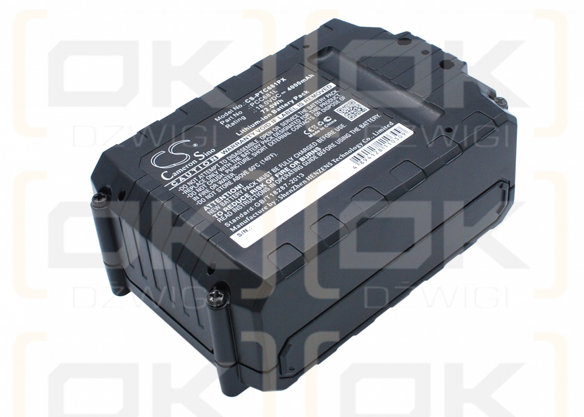 Black & Decker STC1815 Typ 1 / LB20 4000 mAh Li-Ion 18,0 V (Cameron Sino)