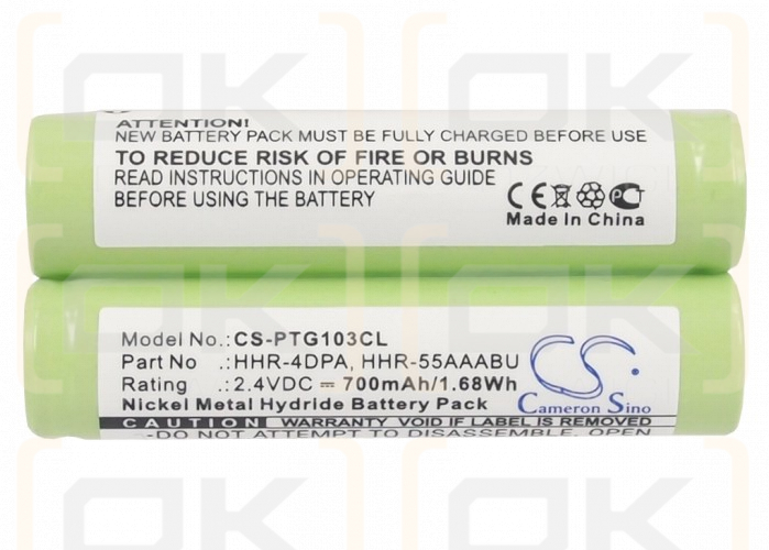 Panasonic KX-TH1212B / HHR-4DPA 700mAh Ni-MH 2.4V (Cameron Sino)