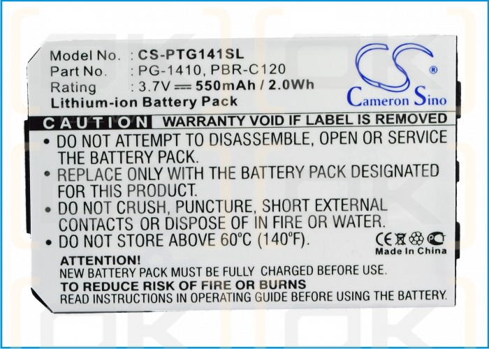 Pantech C120 / PG-1410 550 mAh Li-Ion 3,7 V (Cameron Sino)