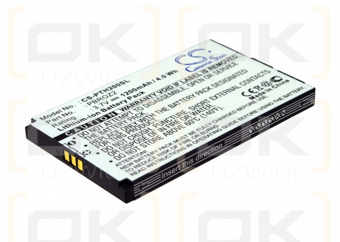 Pantech Helio / PBROZ2 1200 mAh Li-Ion 3,7 V (Cameron Sino)