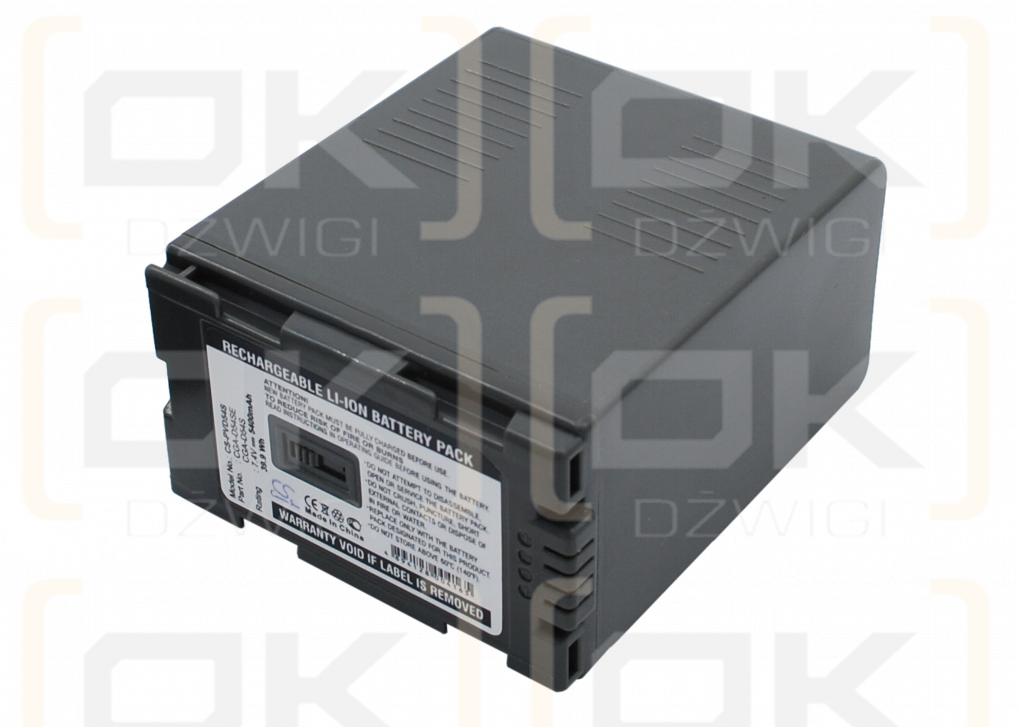 Panasonic AG-AC-90 / CGA-D54 5400mAh Li-ion 7.4V (Cameron Sino)