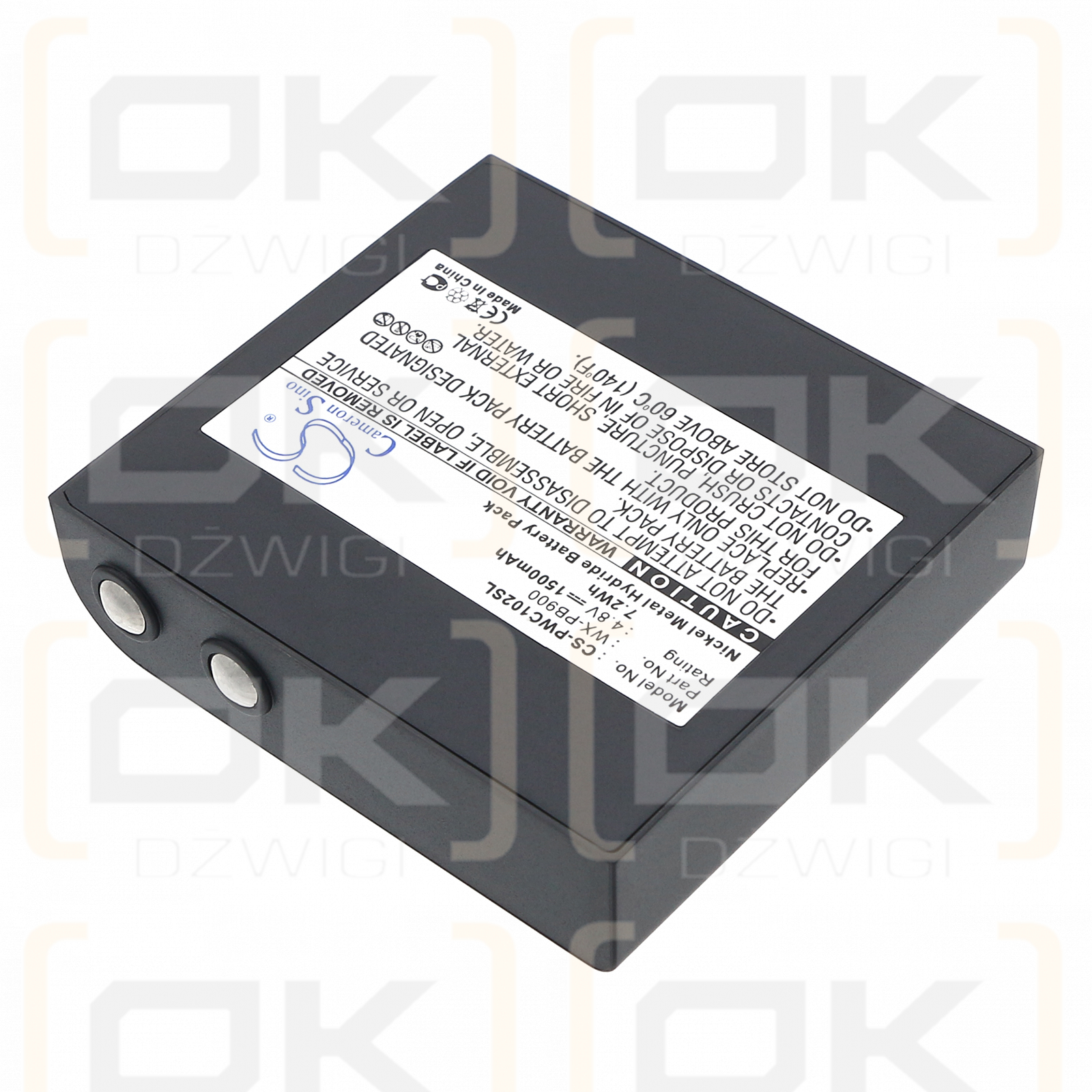 Panasonic PB-900I / WX-PB900 1500mAh Ni-MH 4.8V (Cameron Sino)