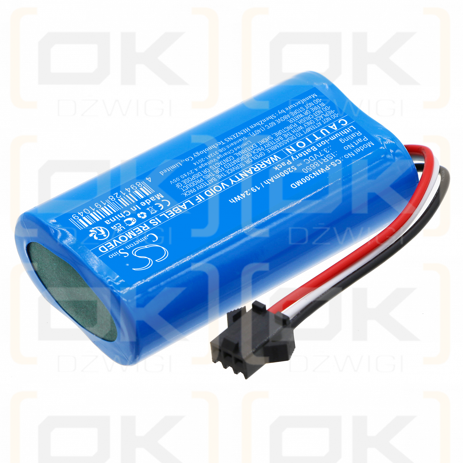 ADE PWI30 / ISR18650 5200 mAh Li-Ion 3,7 V (Cameron Sino)