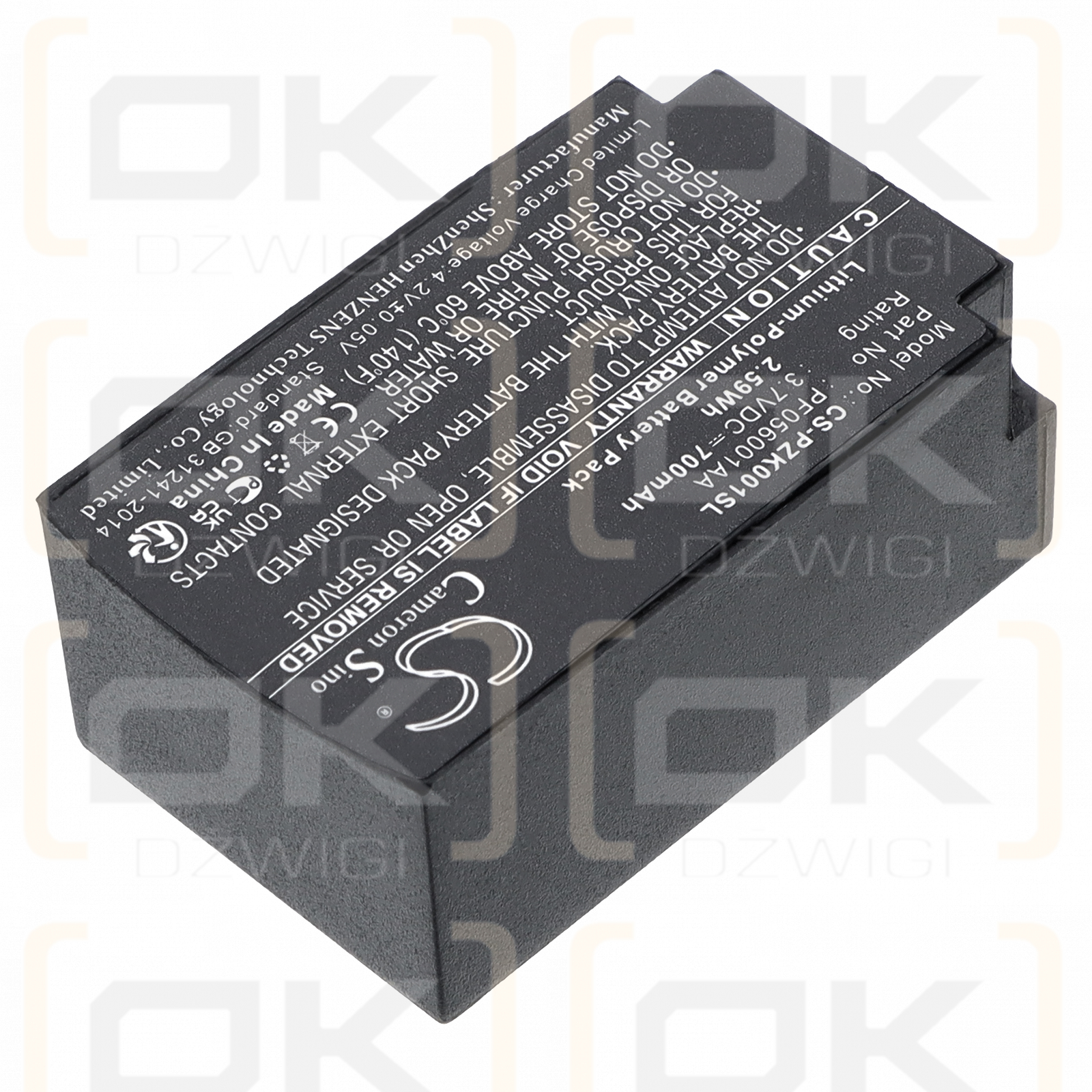 Parrot ZIK / PF056001AA 700 mAh Li-Polymer 3,7 V (Cameron Sino)