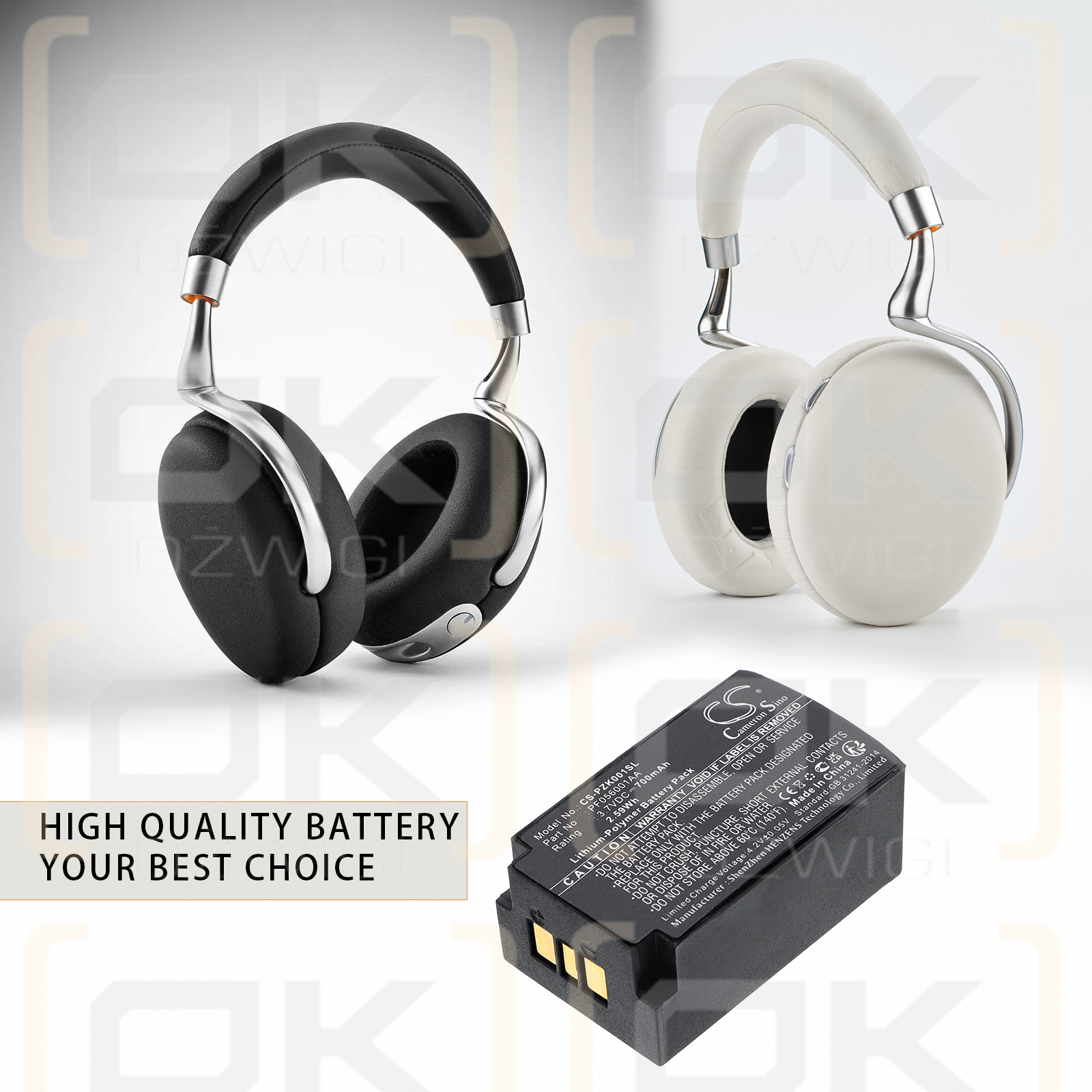 Parrot ZIK / PF056001AA 700 mAh Li-Polymer 3,7 V (Cameron Sino)