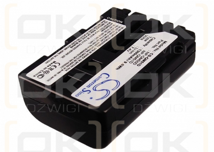 Sony DCR-DVD301 / NP-QM50D 1300 mAh Li-ion 7,4 V (Cameron Sino)