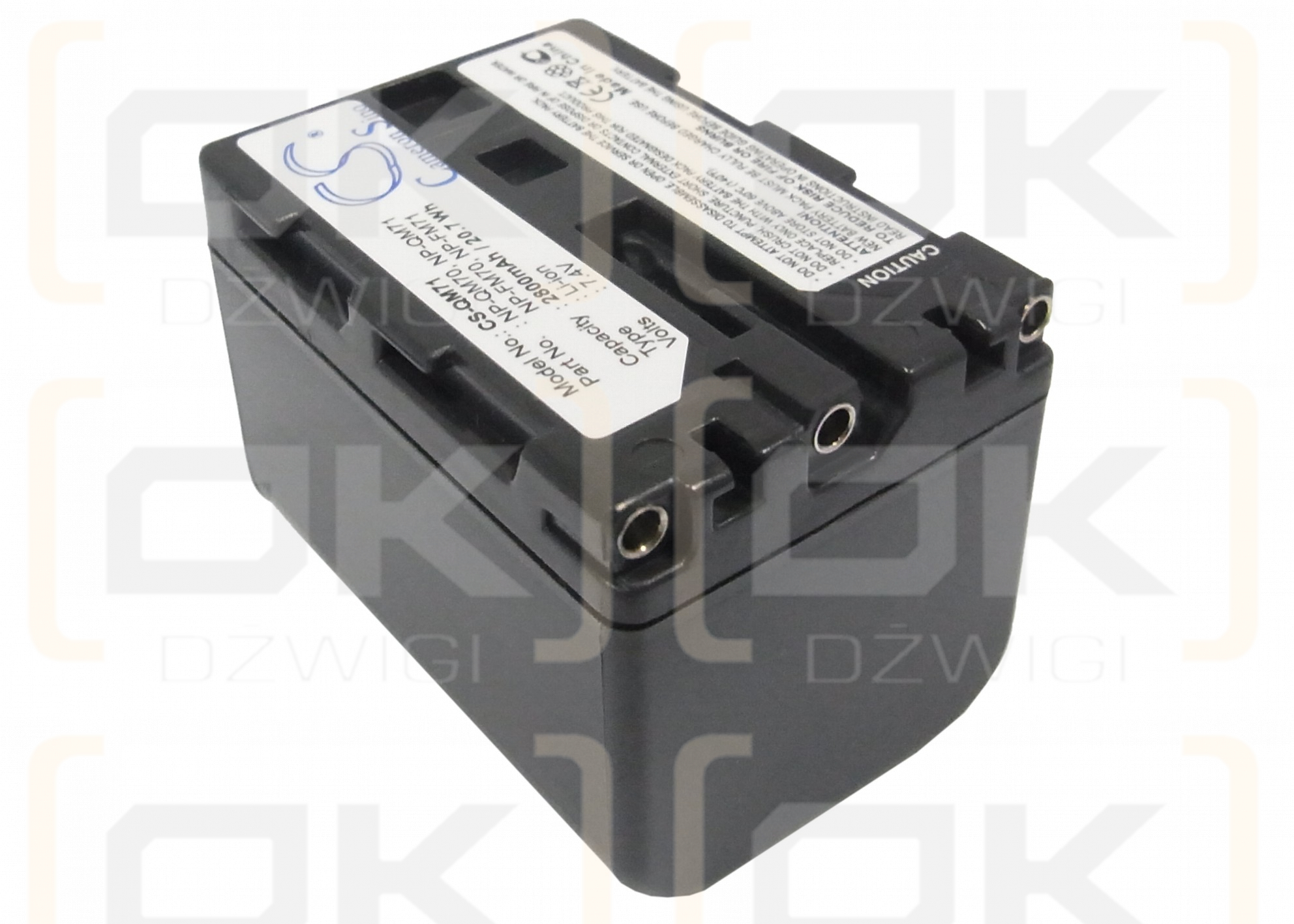 Sony DCR-PC9E / NP-QM71 2800mAh Li-ion 7.4V (Cameron Sino)