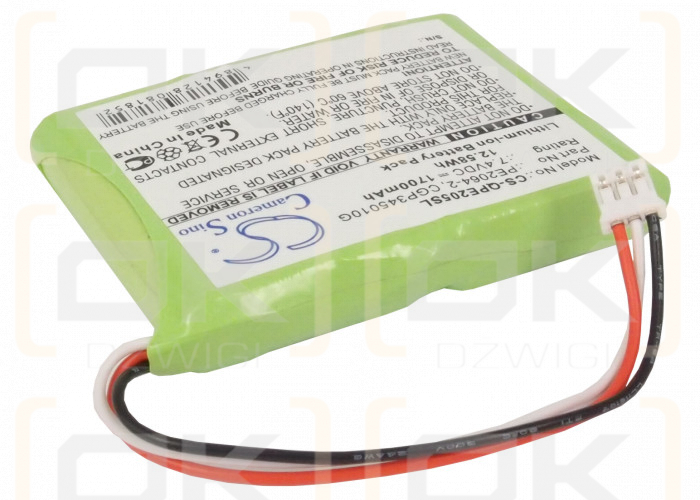 Q-Sonic PE-2058 / PE2064-2 1700mAh Li-ion 7.4V (Cameron Sino)