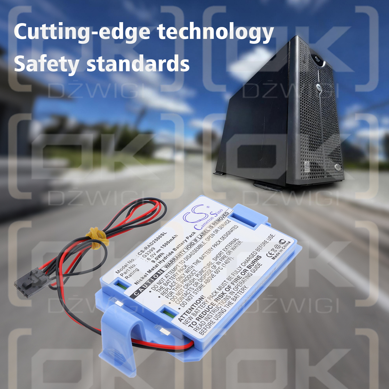 DELL Poweredge M2550 / 57DHN 1500 mAh Ni-MH 6 V (Cameron Sino)