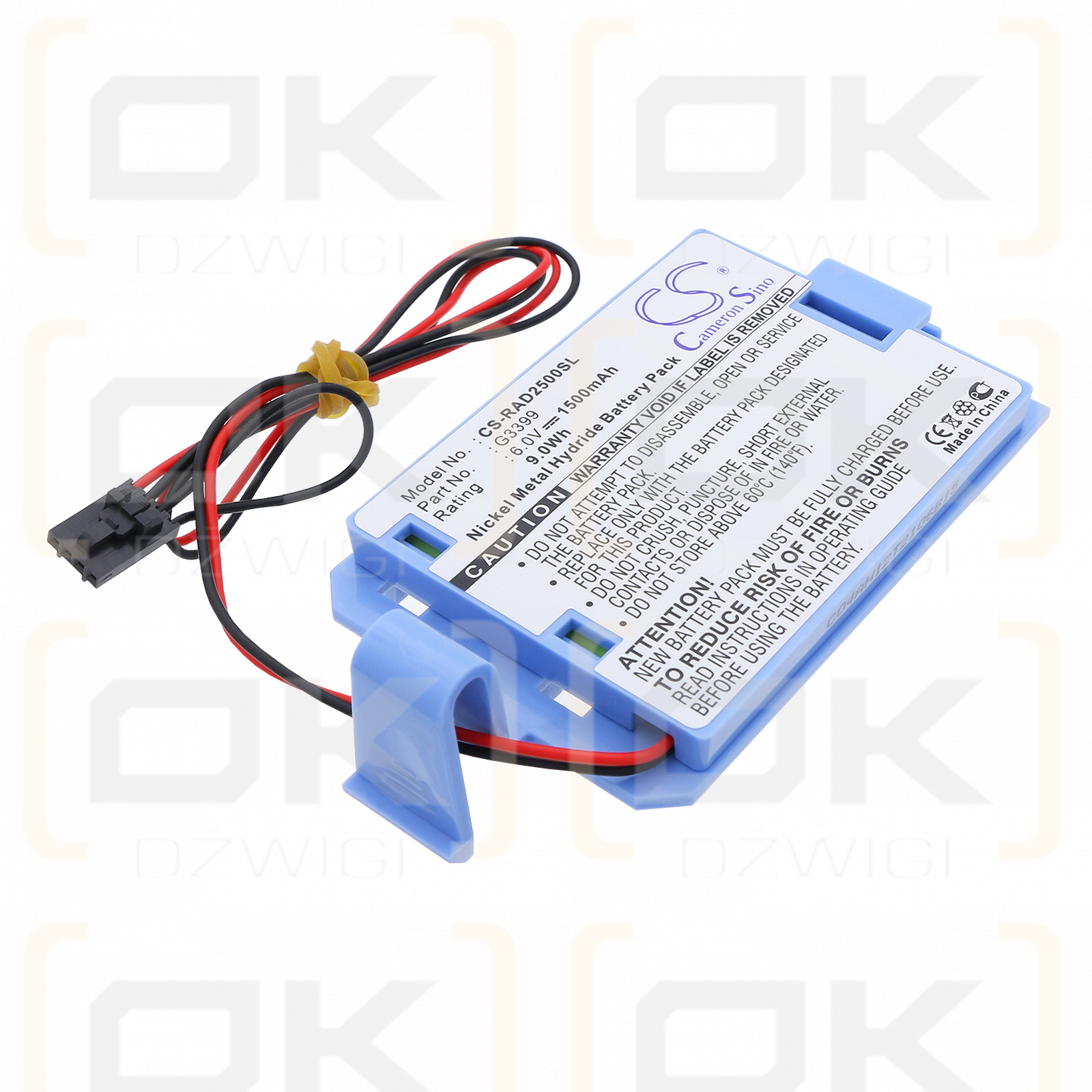 DELL Poweredge M2550 / 57DHN 1500 mAh Ni-MH 6 V (Cameron Sino)