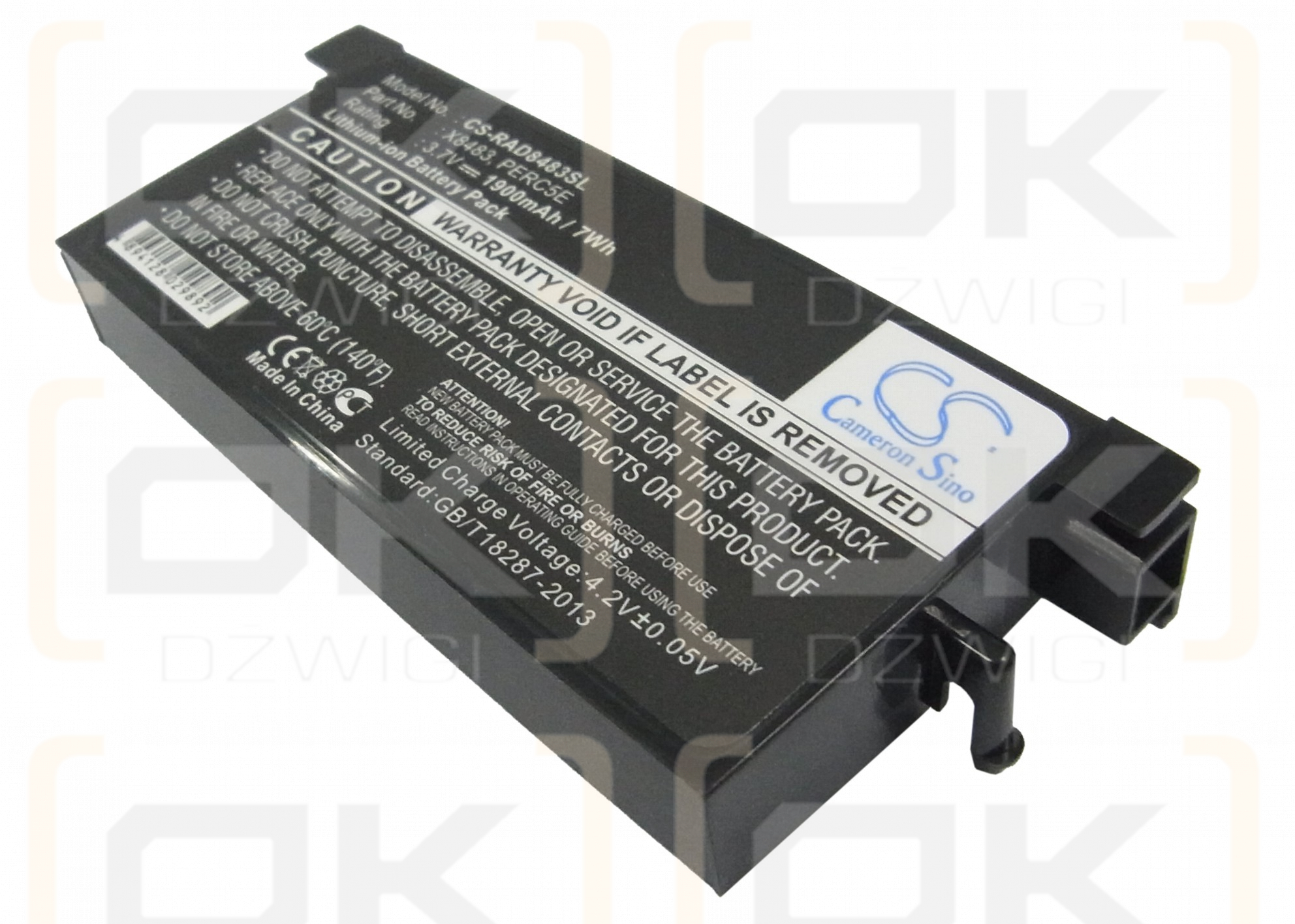 Dell KR174 PERC6 / X8483 1900 mAh Li-ion 3,7 V (Cameron Sino)