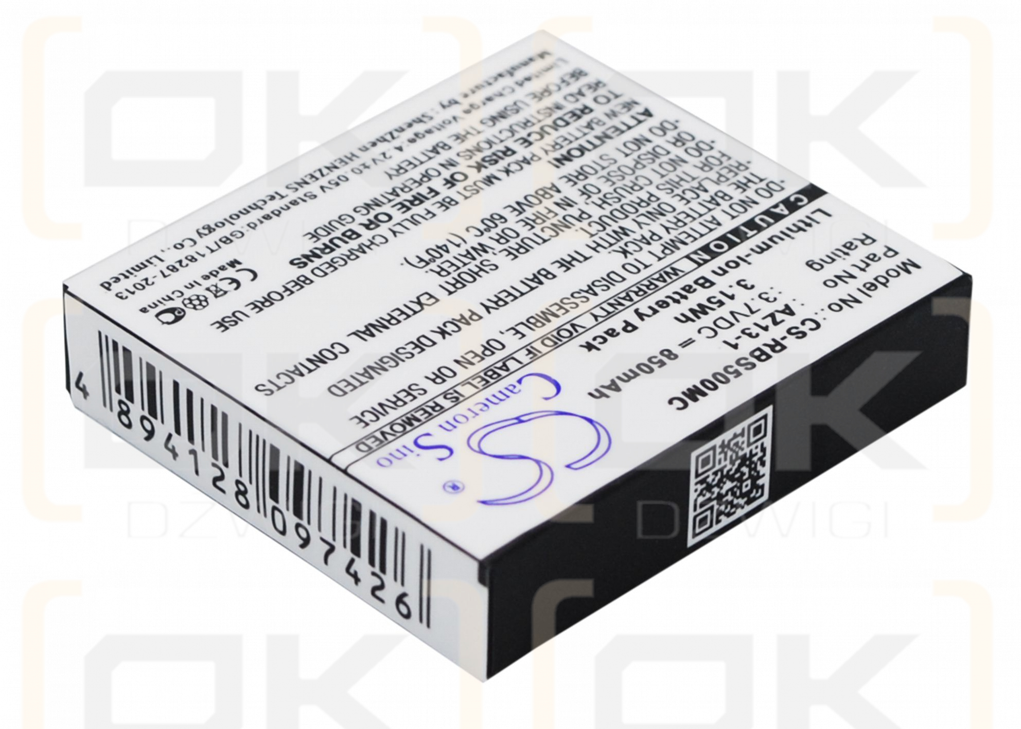 Xiaoyi AZ13-1 / AZ13-1 850mAh Li-ion 3.7V (Cameron Sino)