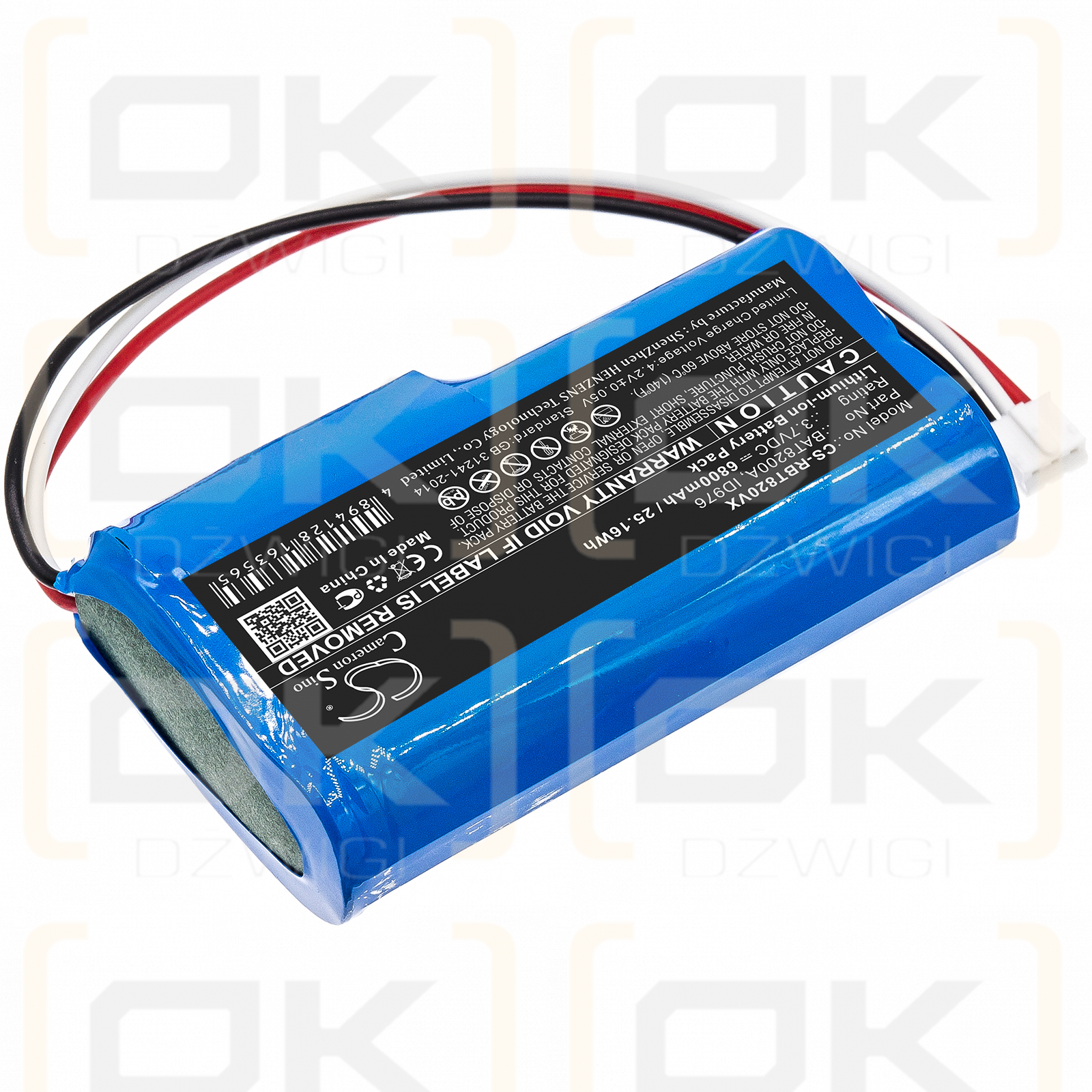 Robomow Robozone Switch 2019 / BAT8200A 6800mAh Li-ion 3.7V (Cameron Sino)