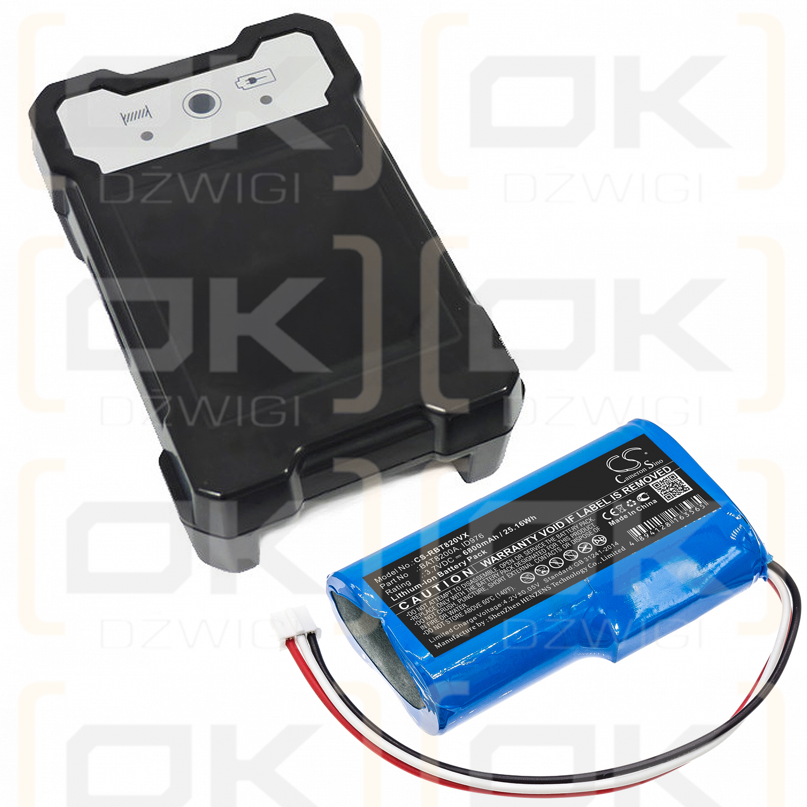 Robomow Robozone Switch 2019 / BAT8200A 6800mAh Li-ion 3.7V (Cameron Sino)