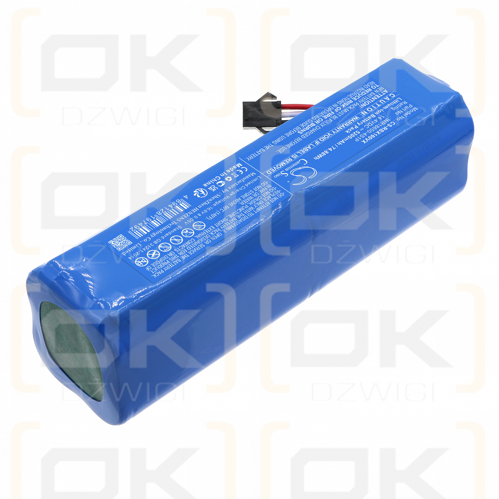 RoboJet Force / INR18650-4S1P 5200mAh Li-ion 14.4V (Cameron Sino)